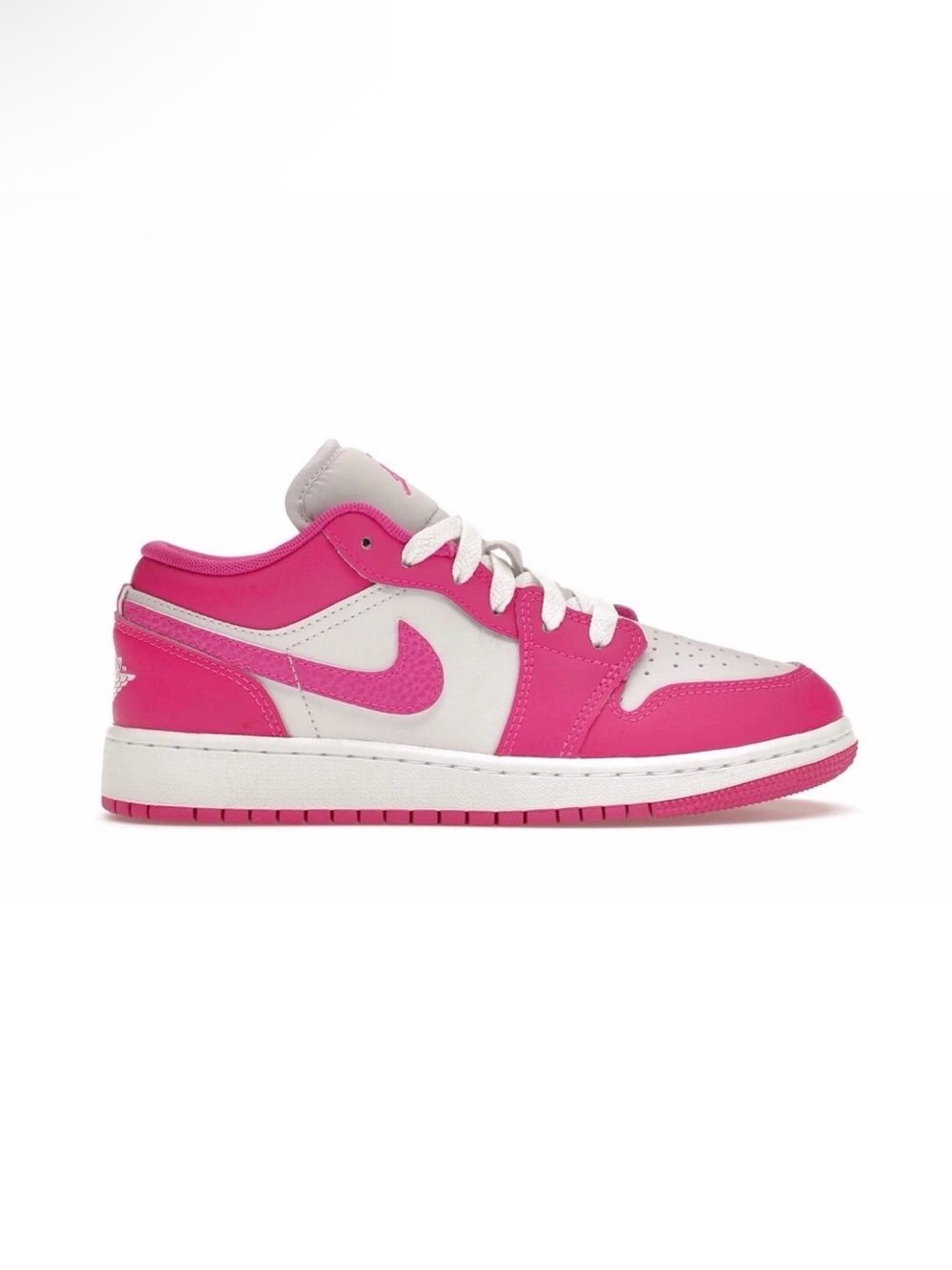 Nike Air Jordan 1 Low Grade School Fire Pink FV8486-600 Size 5.5